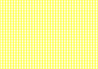 Classic white and yelow horizontal tablecloth background, texture, vector