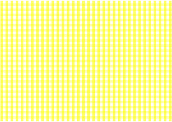 Classic white and yelow horizontal tablecloth background, texture, vector