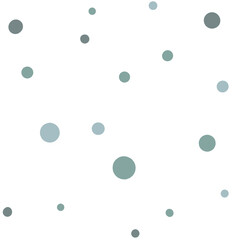 Seamless pattern with blue dots different size on a light background in cartoon style 