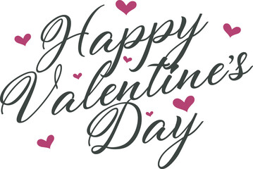 Happy Valentine's Day vector background.