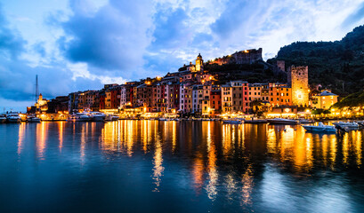 Portovenere in der Dämmerung