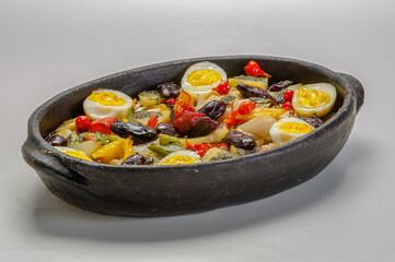 .Bacalhau à Gomes de Sá, one of the most famous dishes of Portuguese cuisine