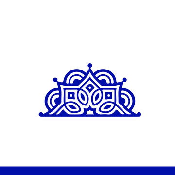 recommend clip art:  Half mandala clip art vector design