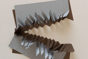 paper object with fringe