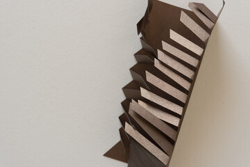 paper object with fringe