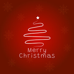 Merry Christmas and Happy New Year. Cartoon styled illustration.Vector design element.	