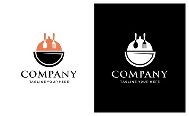 initial g food equipment simple logo template vector icon abstract. on a black and white background.