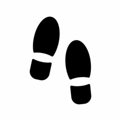 Footprint Icon Design Vector Logo Template Illustration Sign And Symbol