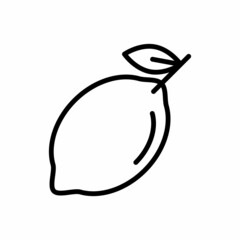 Lemon Icon Design Vector Logo Template Illustration Sign And Symbol