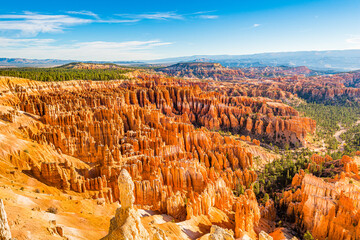 A view of the Hoodoos in Bryce Canyon