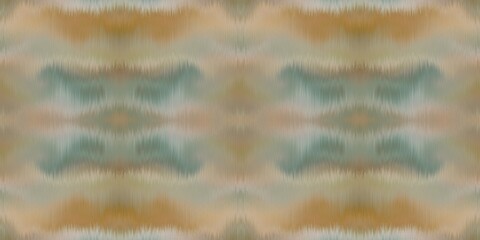 Geometric pastel summer tie dye batik stripe border pattern. Seamless shibori space dyed striped effect pretty trim edging. Washed out boho beach wear ribbon endless tape.