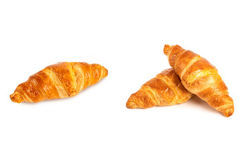 Croissant isolated on white background