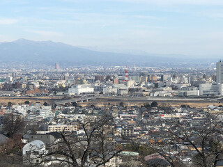 city aerial view