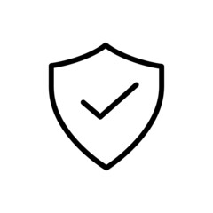 Shield icon. Antivirus sign. Computer app. Button element. Guarantee quality. Logo art. Vector illustration. Stock image. 