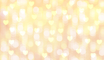 Obraz na płótnie Canvas Valentine background with hearts light yellow background for happy valentines day. vector design