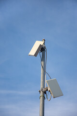 antenna for wireless radio signal transmission in Bistrita, Romania
