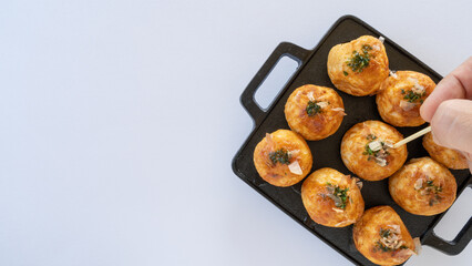 日本のタコ焼き”Japanese Octopus Dumplings”