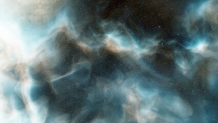 nebula gas cloud in deep outer space	

