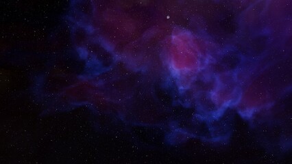Naklejka na ściany i meble nebula gas cloud in deep outer space 