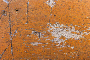Brown background of painted cement with texture.