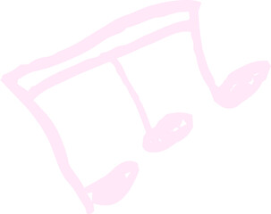 子供が描いた音符の絵 落書き 下手