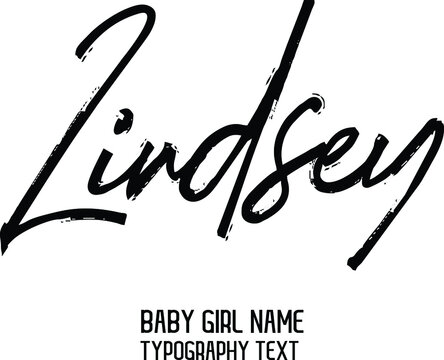 Girl Name in Beautiful Cursive Hand Written Black Color Calligraphy Text