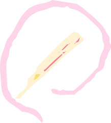 子供が描いた鉛筆の絵 落書き