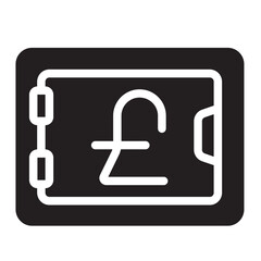 safebox glyph icon
