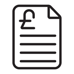 invoice line icon