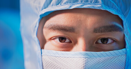 male engineer looking at you