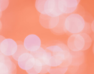 Abstract Sweet blur beautiful pink color pastel tone background with double exposure of bokeh for valentine's day