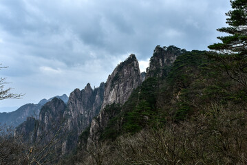 Obraz premium Huangshan Scenic Spot in Anhui Province, China