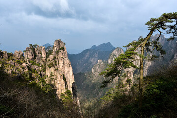 Huangshan Scenic Spot in Anhui Province, China