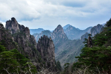 Huangshan Scenic Spot in Anhui Province, China