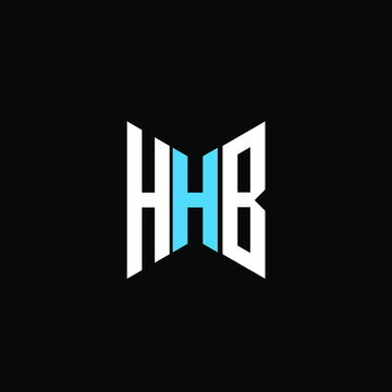 HHB letter logo creative design. HHB unique design