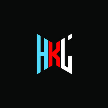HKL letter logo creative design. HKL unique design