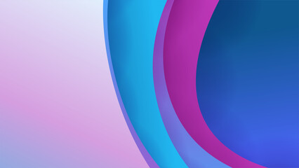 Modern blue pink dynamic wave stripes colorful abstract geometric design background for business, card, presentation, brochure, banner, and wallpaper