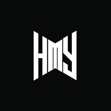 HMY letter logo creative design. HMY unique design
