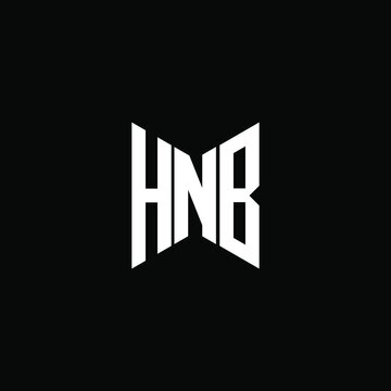 HNB letter logo creative design. HNB unique design