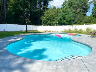 swimming pool in hotel