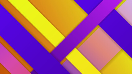 dynamic shape purple yellow colorful abstract geometric design background