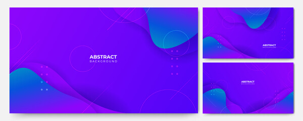 Set of abstract modern trendy minimal colorful background. Dynamic shapes composition with modern hipster futuristic graphic. Vector abstract background texture design, bright poster, banner