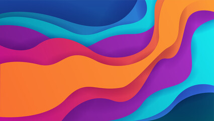 Abstract modern trendy minimal colorful background. Dynamic shapes composition with modern hipster futuristic graphic. Vector abstract background texture design, bright poster, banner