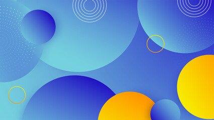 Modern Blue halftone colorful abstract geometri design background