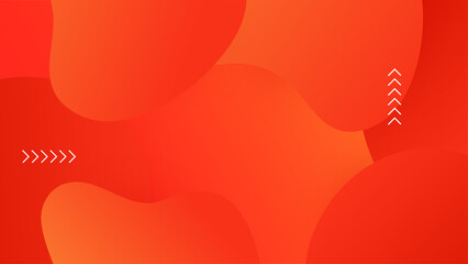 Obraz premium gradient shape red colorful abstract geometri design background