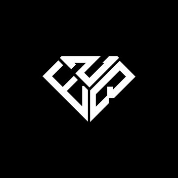 EZQ letter logo creative design. EZQ unique design