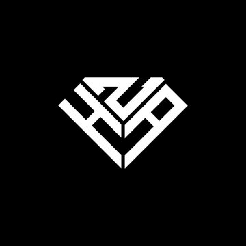 HZA letter logo creative design. HZA unique design