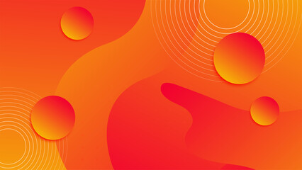 gradient shape orange colorful abstract geometri design background