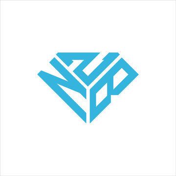 NZB letter logo creative design. NZB unique design
