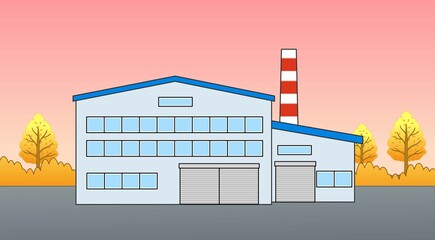 大きい工場